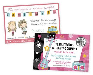  Diseño de invitaciones para cumpleaños infantiles.