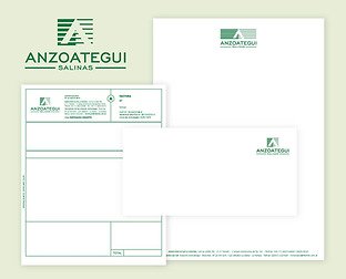  Anzoategui, salinas: diseño de isologotipo, papelería y packaging.