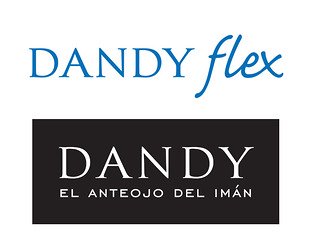  Dandy, el anteojo del imán: diseño de logotipo, folletos, avisos, afiches, POP, vidrieras, redes sociales y packaging.