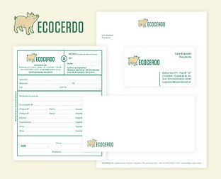  Ecocerdo: diseño de isologotipo y papelería.