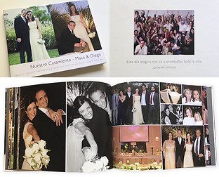  Diseño de fotolibro de casamiento.